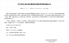 擬入選國(guó)家名單！漢中多地在列→縮略圖