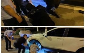 外地游客自駕汽車爆胎，漢中民警解難題縮略圖