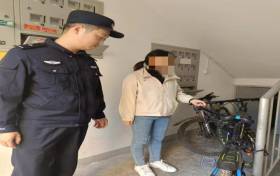 自行車“不翼而飛” 2小時找回縮略圖