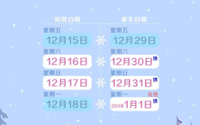 元旦假期首日火車票今天開搶，第三方平臺預(yù)約訂單量增近2倍縮略圖