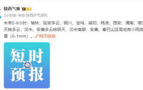 陜西最新預(yù)報：雨雪天氣要來了！縮略圖